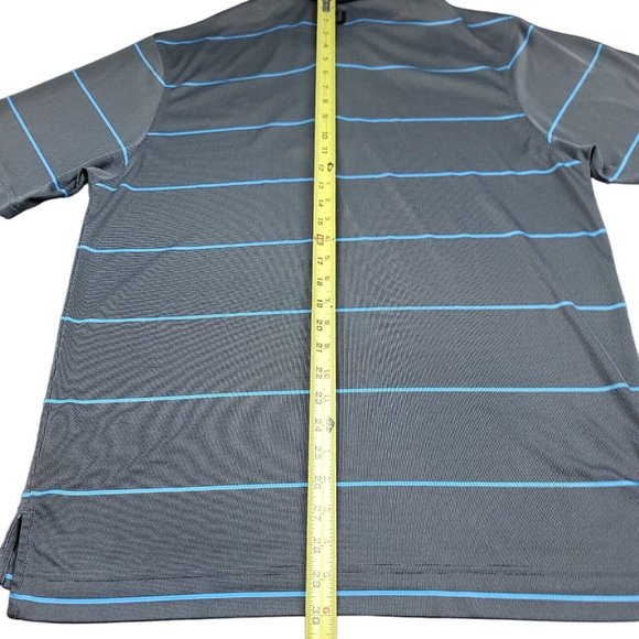 FootJoy FJ Mens‎ M Shirt Polo Logo Golf Performance Stretch Moisture Wick Gray - Picture 4 of 12